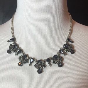 Jeweled black necklace- All proceeds go to charity